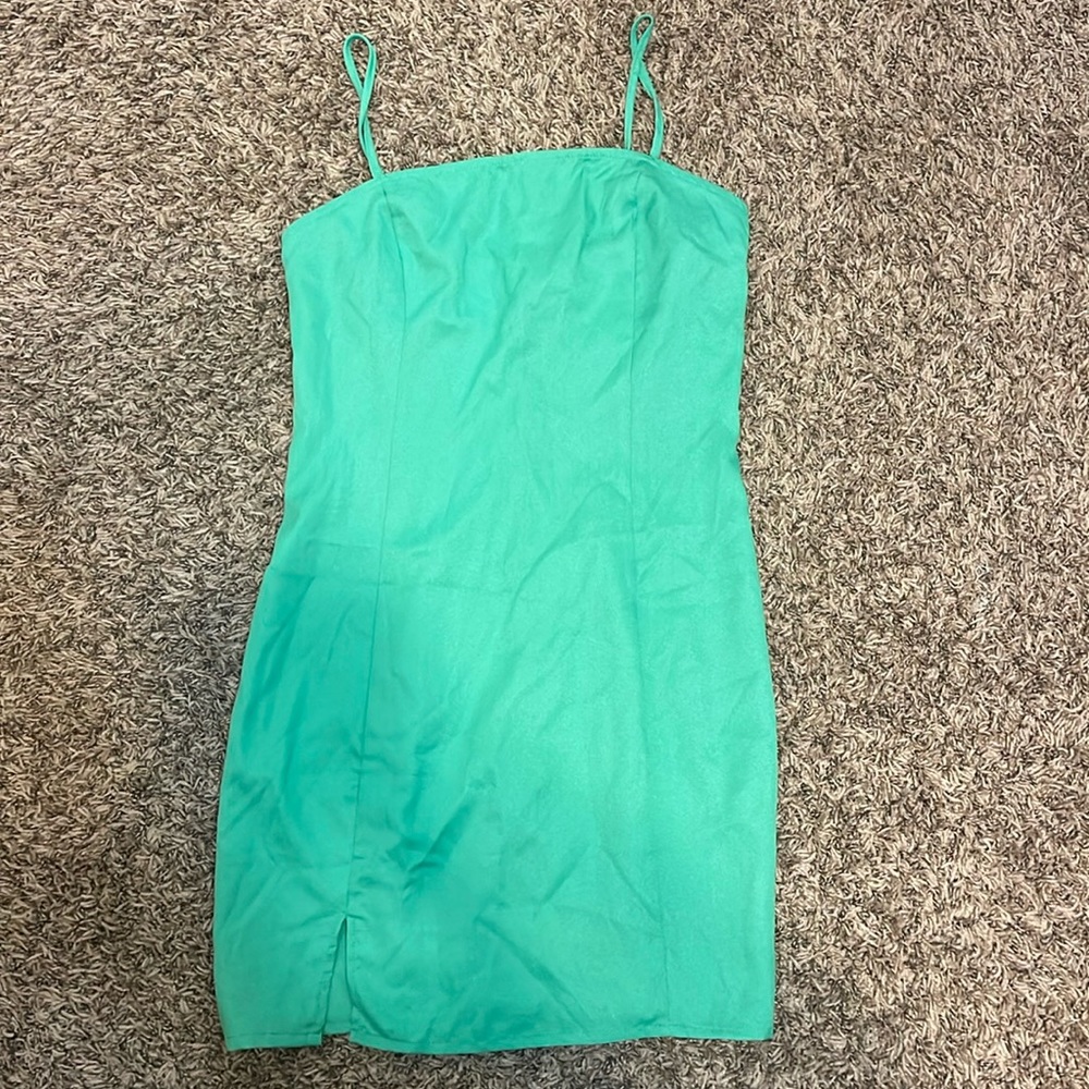 SHEIN green dress